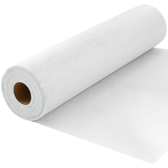 Fusible Bonding Web, 16.5" Width x 15 Yards Non-Woven Fusible Interlining, White Lightweight Fabric, Soft and Breathable for Bonding, Ideal for Sewing, Crafts, and Multi-Material Applications