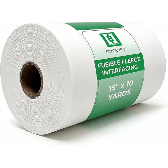 Fusible Fleece Medium Weight 15" x 10 yd