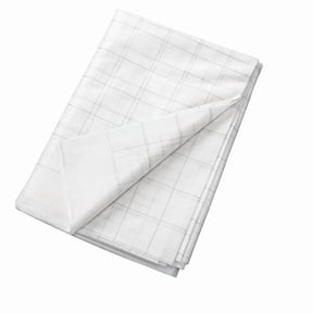 Fusible Interfacing with 2''X2'' Grid Nonwoven Layout Iron on Polyester/Rayon Interfacing for DIY Crafts Supplies