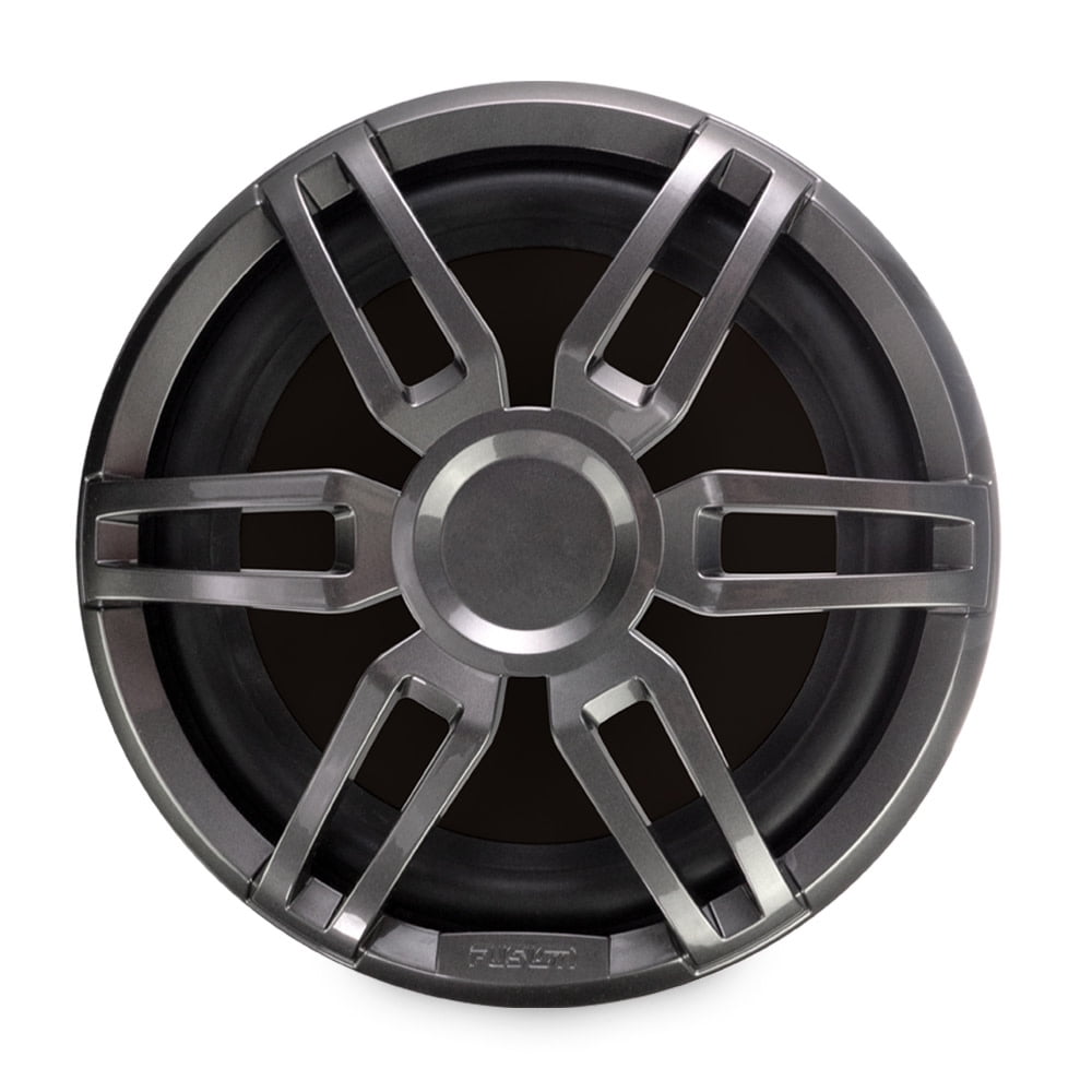 Gray Waterproof 10-Inch Marine Subwoofer with Bluetooth