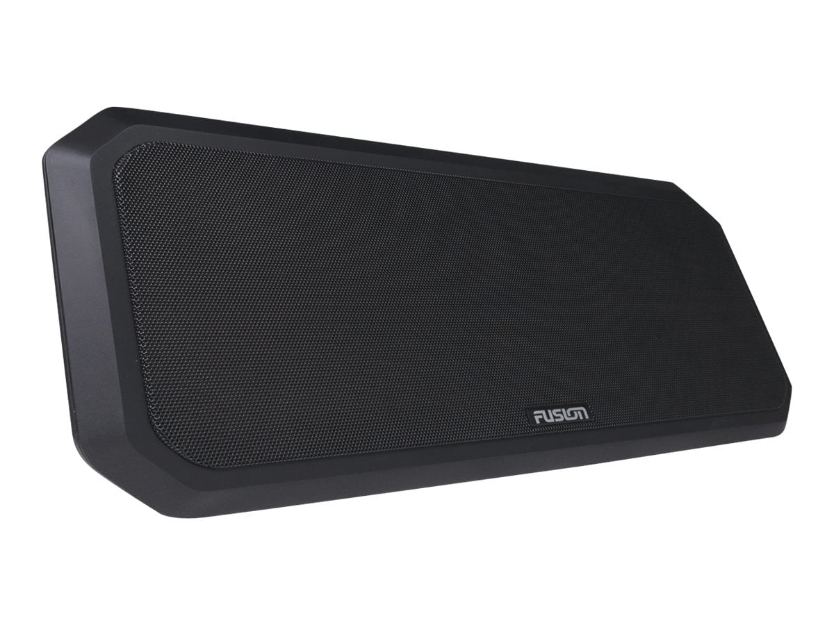 Fusion 0100179100 Black 200W All-In-One Shallow Mount Marine Speaker System Sound Panel - 1 Pair