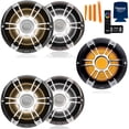 thumbnail image 1 of Fusion 2 Pair SG-FL652SPC 6.5" Coax with 1- SG-SL102SPC 10" Subwoofer and MS-CRGBWRC CRGBW lighting controller, 1 of 7