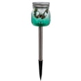 thumbnail image 1 of Fusion 26258 Solar Ombre Mason Jar Stake Light with Butterfly Inside Metal Glass, 1 of 4
