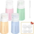 thumbnail image 1 of Fusion 4Pcs Condiment Squeeze Bottles for Sauces, Leakproof Salad Dressing Container to Go,Condiment Containers Dispenser for Ketchup Hot Sauce Lunch Travel, 1 of 7