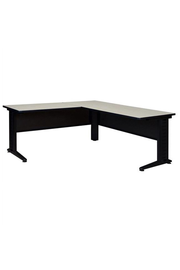 Fusion 72 in. L-Desk Shell with 48 in. Return- Maple