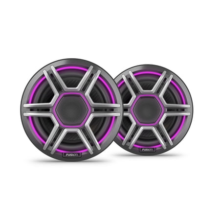 Fusion AP-FL65SPG 6.5in LED Apollo Series Speakers Gray Sport Grilles 010-02918-03