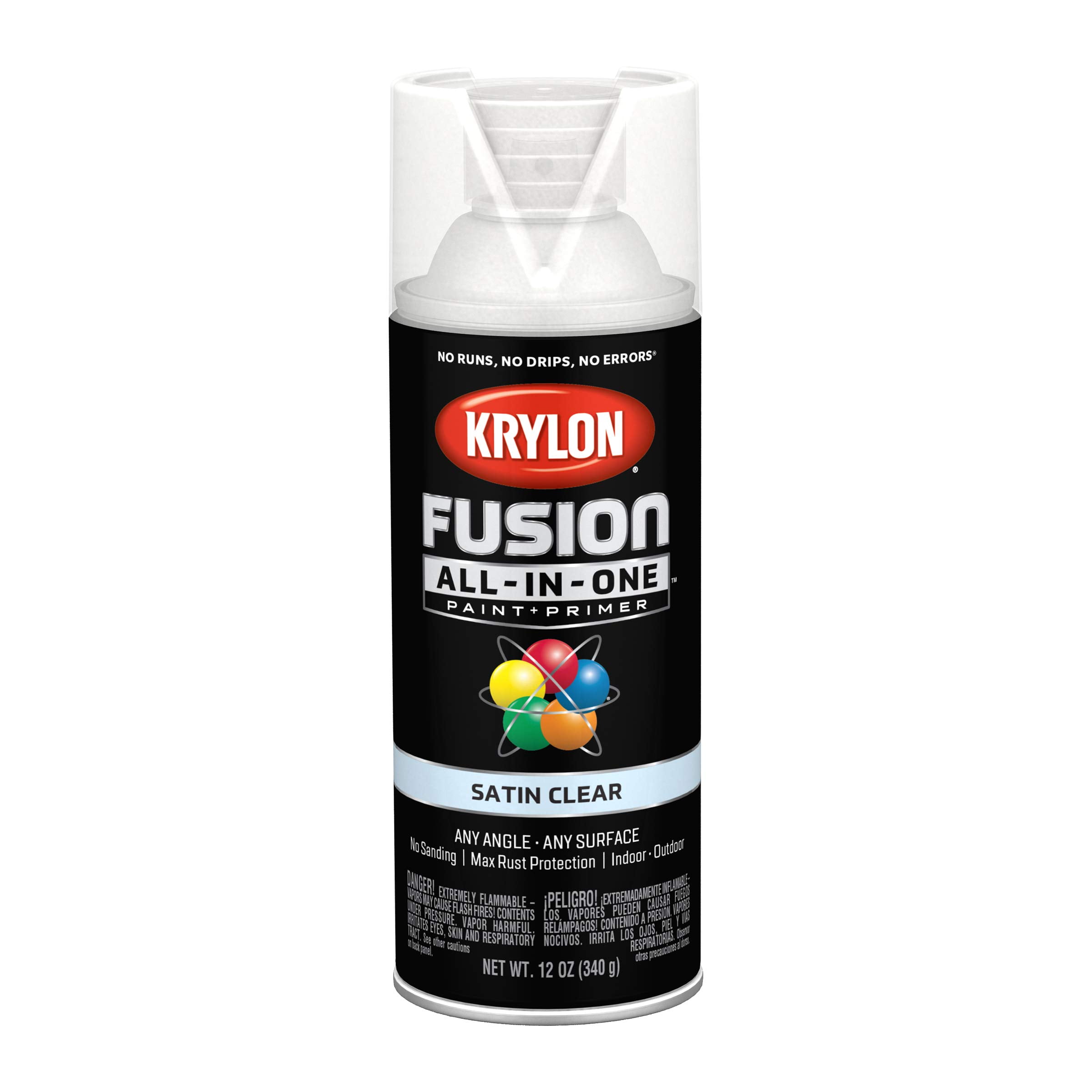 Fusion AllInOne Adhesive Spray Paint for Indoor/Outdoor Use, 12 oz