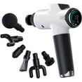 thumbnail image 1 of Fusion Black Pro Muscle Massage Gun Deep Tissue Percussion Muscle Massager Gun for Athletes Pain Relief Therapy and Relaxation, Percussion Therapy Chiropractor Massager, Body Massager (White Pro), 1 of 8