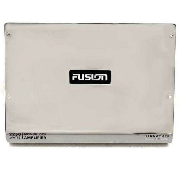 Fusion Boat Amp Cover | Signature 9 3/4 x 7 Inch Stainless