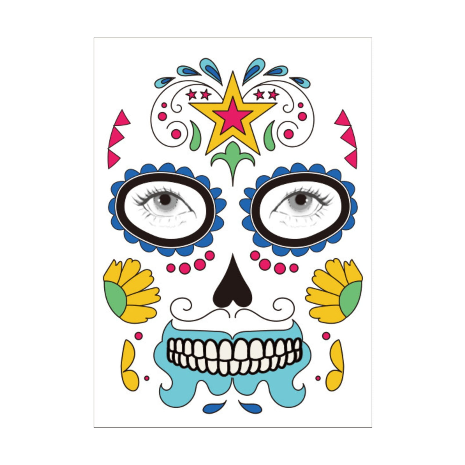 Fusion Body Art Face Paint Black Light Paints, Party Supplies Kit for