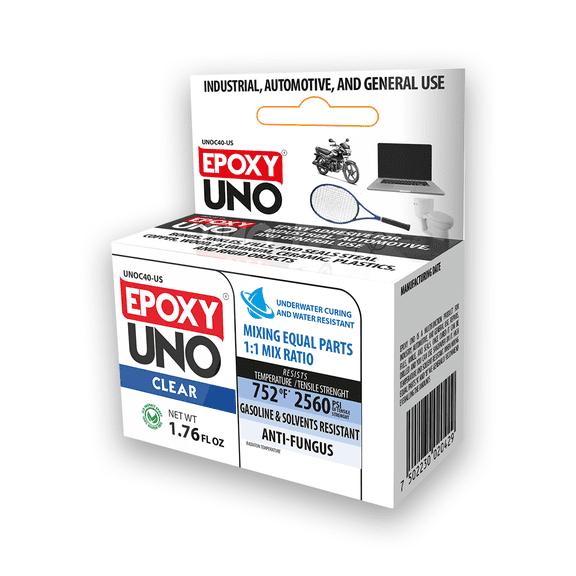 Fusion Epoxy | Epoxy UNO | Paste Epoxy Jar | Clear | 1.76 Oz.