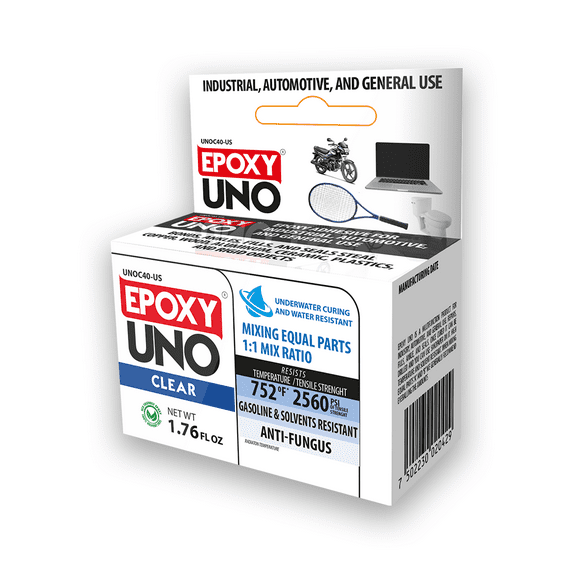 Fusion Epoxy | Epoxy UNO | Paste Epoxy Jar | Clear | 1.76 Oz.