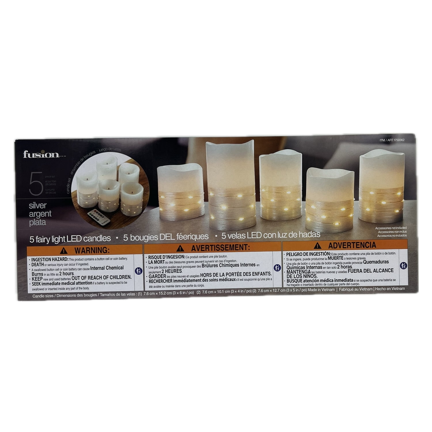 Fusion Fairy Light Multifunction Remote Control LED Candles