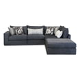 thumbnail image 1 of Fusion Furniture Argo Ash Transitional Fabric Sectional in Gray, 1 of 7