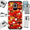 thumbnail image 1 of Fusion Guard Phone Case Cover For Samsung Galaxy J3 (2018) | J3 Orbit | J3 Achieve | Express Prime 3 (Comic Boom Red), 1 of 4