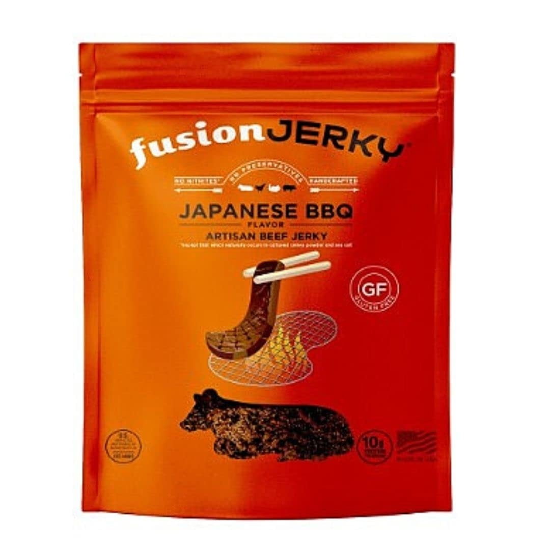 Fusion Jerky Artisan Beef Jerky, Japanese BBQ (14 Ounce)