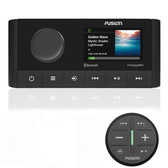 Fusion MS-RA210 Marine Entertainment System with ARX70B Black Wireless Remote