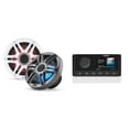 thumbnail image 1 of Fusion MS-RA210 Source Unit w/ Clarion CMSP-651RGB-SWG Premium 6.5-inch Coaxial Marine Speakers with built-in RGB illumination ( Includes White & Gray Sport Grilles ), 1 of 7