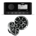 thumbnail image 1 of Fusion MS-RA60 Marine Stereo With 1 Pair of Wet Sounds OE-65ic-S 6.5" Silver Grill Marine Speakers, 1 of 9