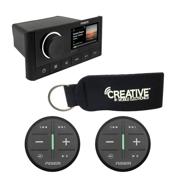 Fusion MS-RA670 Apollo Marine Entertainment System With Built-In Wi-Fi and 2 Wireless Remotes