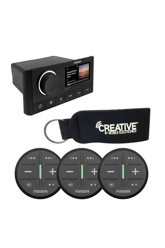 MS-RA670 Apollo Marine Entertainment System With Built-In Wi-Fi and 3 Wireless Remotes