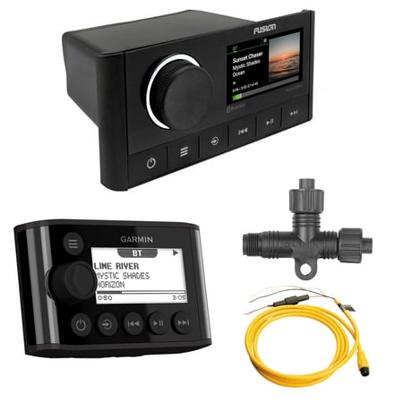 Fusion MS-RA670 Apollo Marine Entertainment System with Fusion MS-NRX300 IPX7 NMEA 2000 Wired Remote (Black)