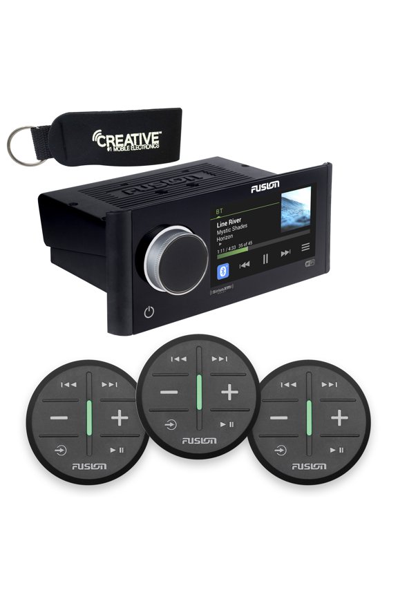 MS-RA770 Apollo Touchscreen Marine Entertainment System With Three Wireless Remotes For Three Zones - Black