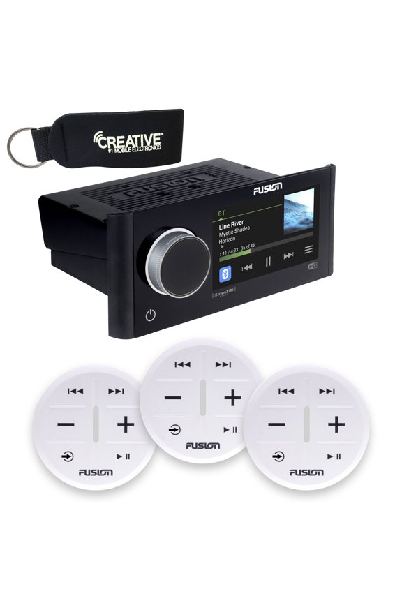 MS-RA770 Apollo Touchscreen Marine Entertainment System With Three Wireless Remotes For Three Zones - White