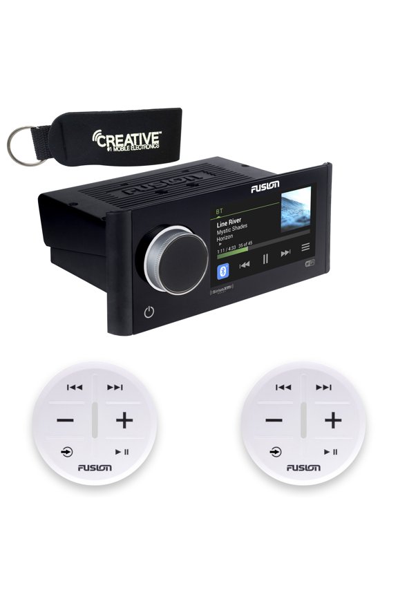 MS-RA770 Apollo Touchscreen Marine Entertainment System With Two Wireless Remotes For Dual Zones - White