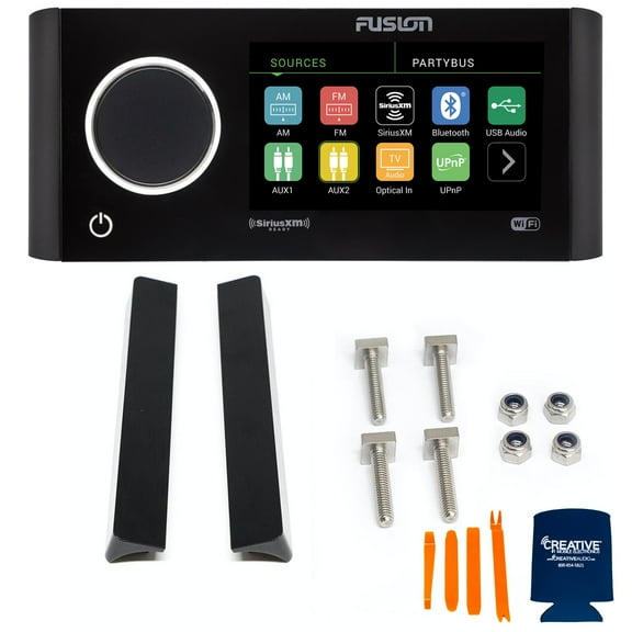 Fusion MS-RA770 Marine Radio System with MS-RA770FMK Front Flush Kit for APOLLO RA770