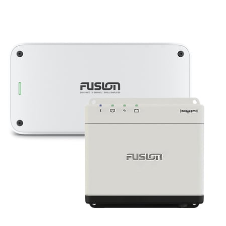 Fusion MS-WB670 Apollo Marine Entertainment System With Fusion MS-AP82400 Apollo 8 Channel Marine Amplifier