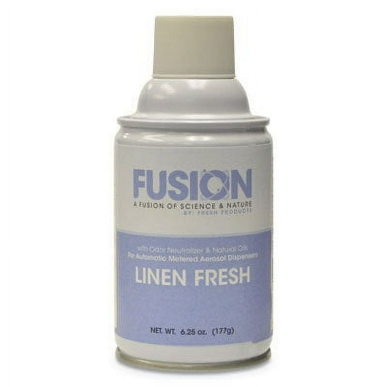 Fusion Metered Aerosols, Linen Fresh, 6.25 oz, 12/Carton Fusion Metered Aerosols, Linen Fresh, 6.25 oz, 12/Carton