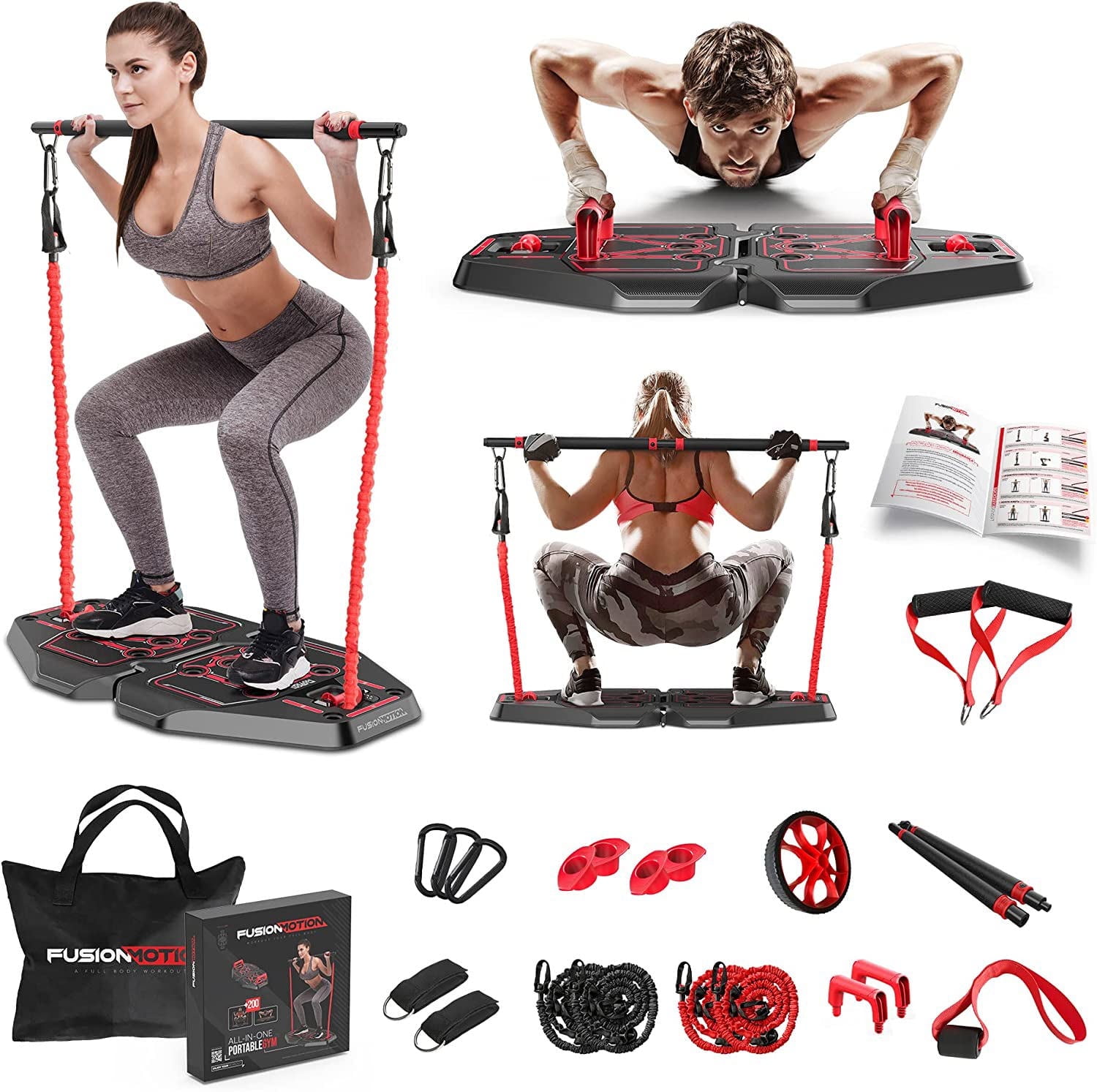 All in one home gym resistance bands best sale
