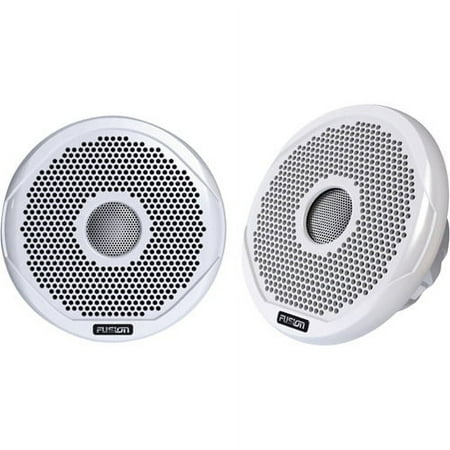 FUSION 7" Round 2-Way IPX65 Marine Speaker - 260W - (Pair) White w/Interchangeable Black & White Grills