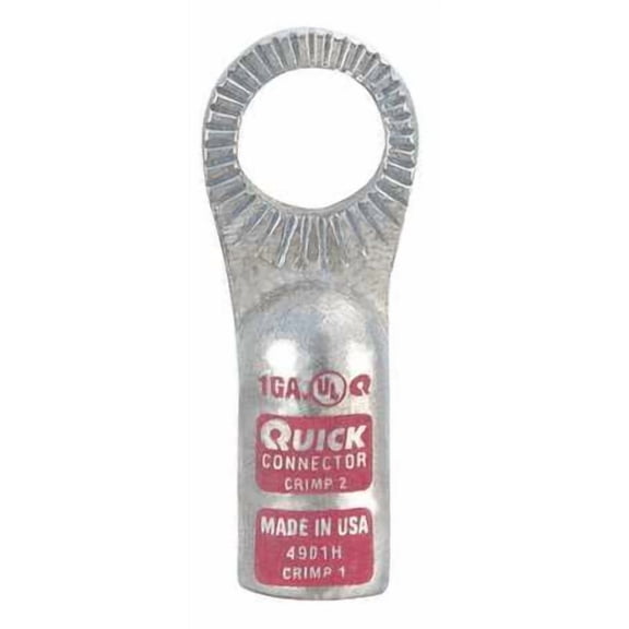 FUSION One Hole Lug Compression Connector,1 AW 4901H