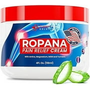 Fusion Pain Solutions Pain Relief Cream with Arnica, Magnesium, MSM & Turmeric for Body Aches & Pains, Sore Muscles - 4 FL Oz