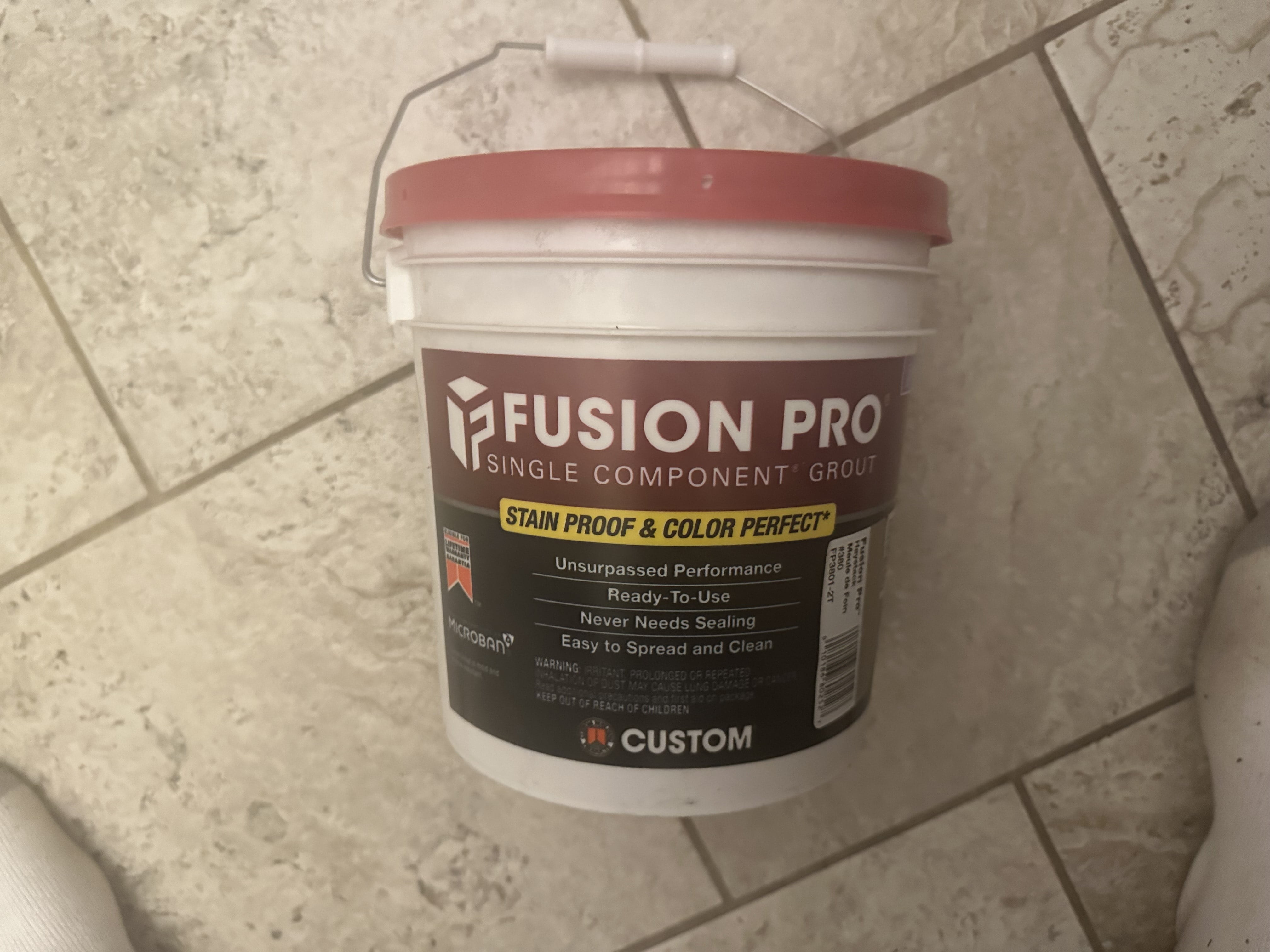 Fusion Pro Single Component Grout - 1 Gallon - Haystack Meule de Foin ...