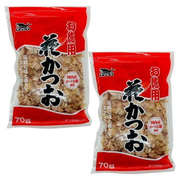 Fusion Select 2Pk Hana Katsuo Bonito Flakes - Gourmet Katsuobushi Bonito Flakes for Cooking, Making Dashi Stock, Japanese Cuisine - Shaved, Smoked, Soft Dried Fish Flakes from Skipjack Tuna