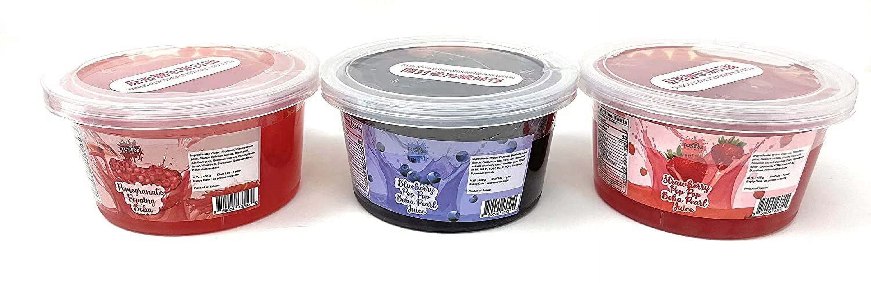 Fusion Select Bursting Boba Popping Boba Pearls Fruit Tea Snack