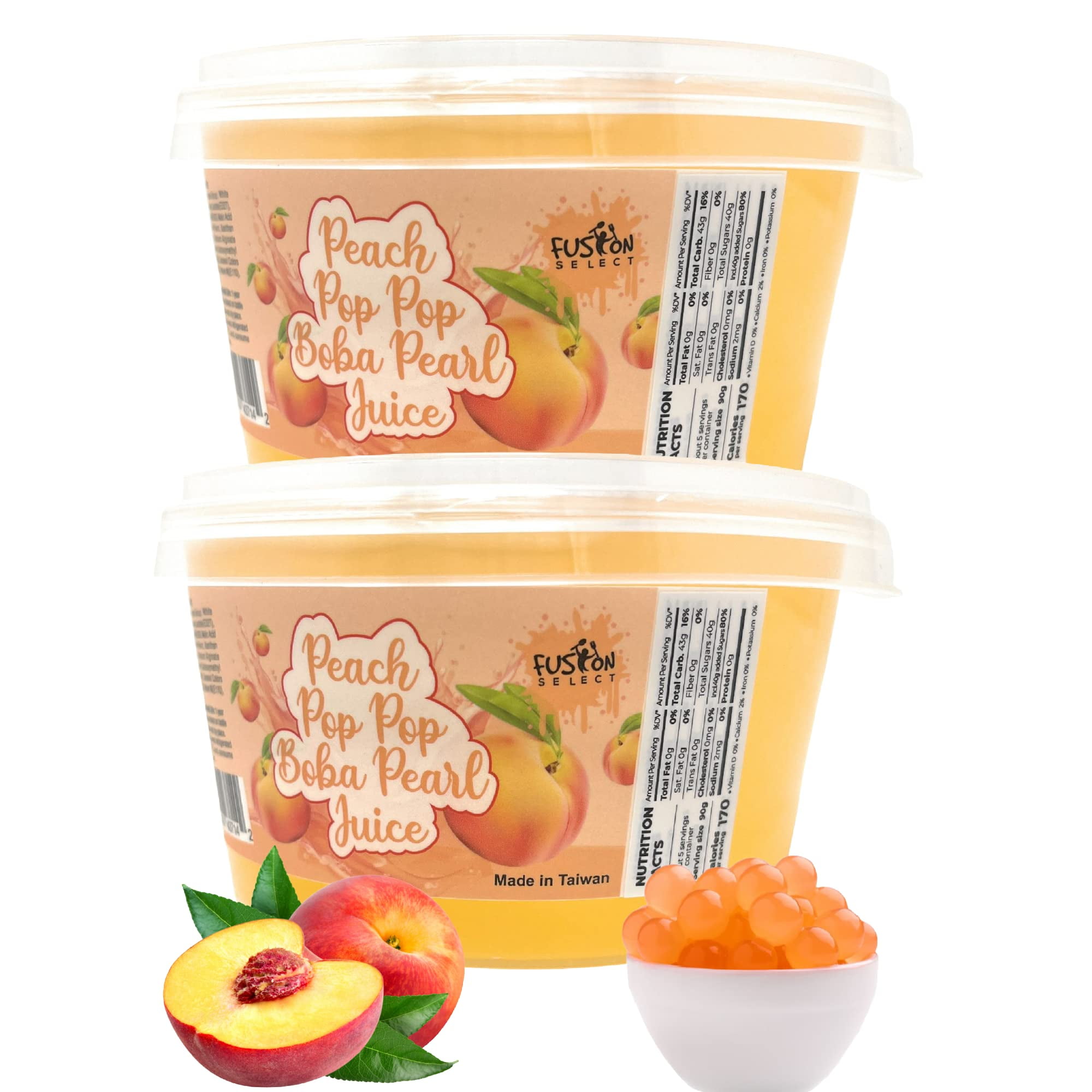 Fusion Select Bursting bobaz HHA1 Popping bobaz Pearls Fruit Tea Snack