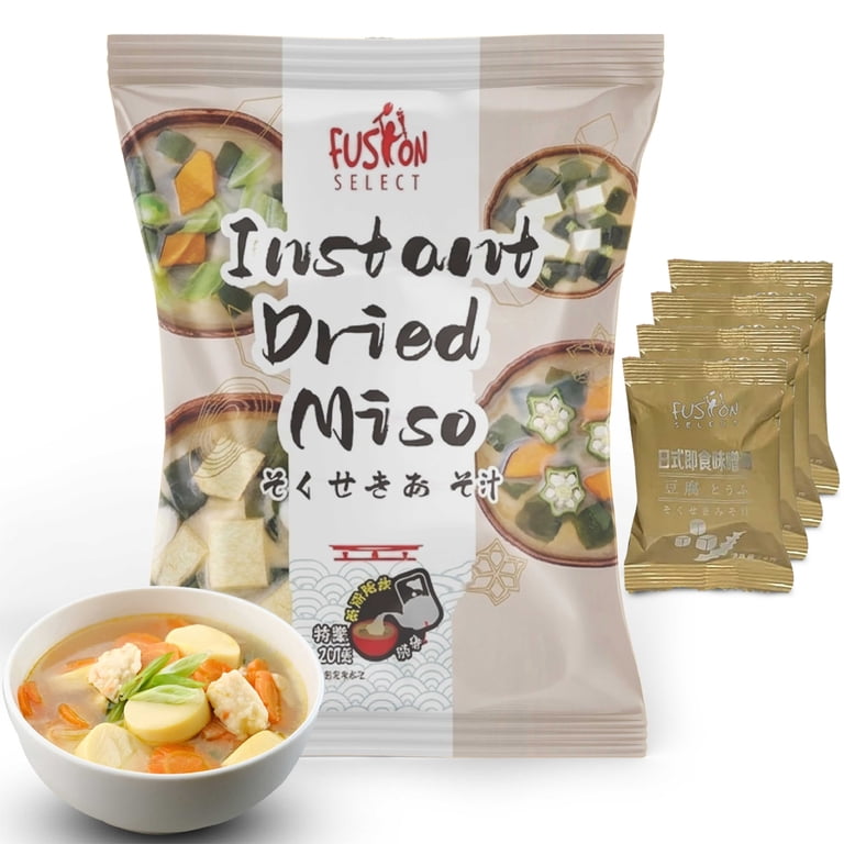 Fusion Select Freeze Dried Tofu Miso Soup Packets - Walmart.com