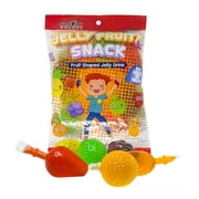Fusion Select Jelly Fruits Snack Jelly Fruit Tik Tok Challenge Hit or Miss - Fruit-Shaped Jelly- Assorted Flavors, Strawberry, Orange, Apple, Pineapple, Grape, Mango (Bag)