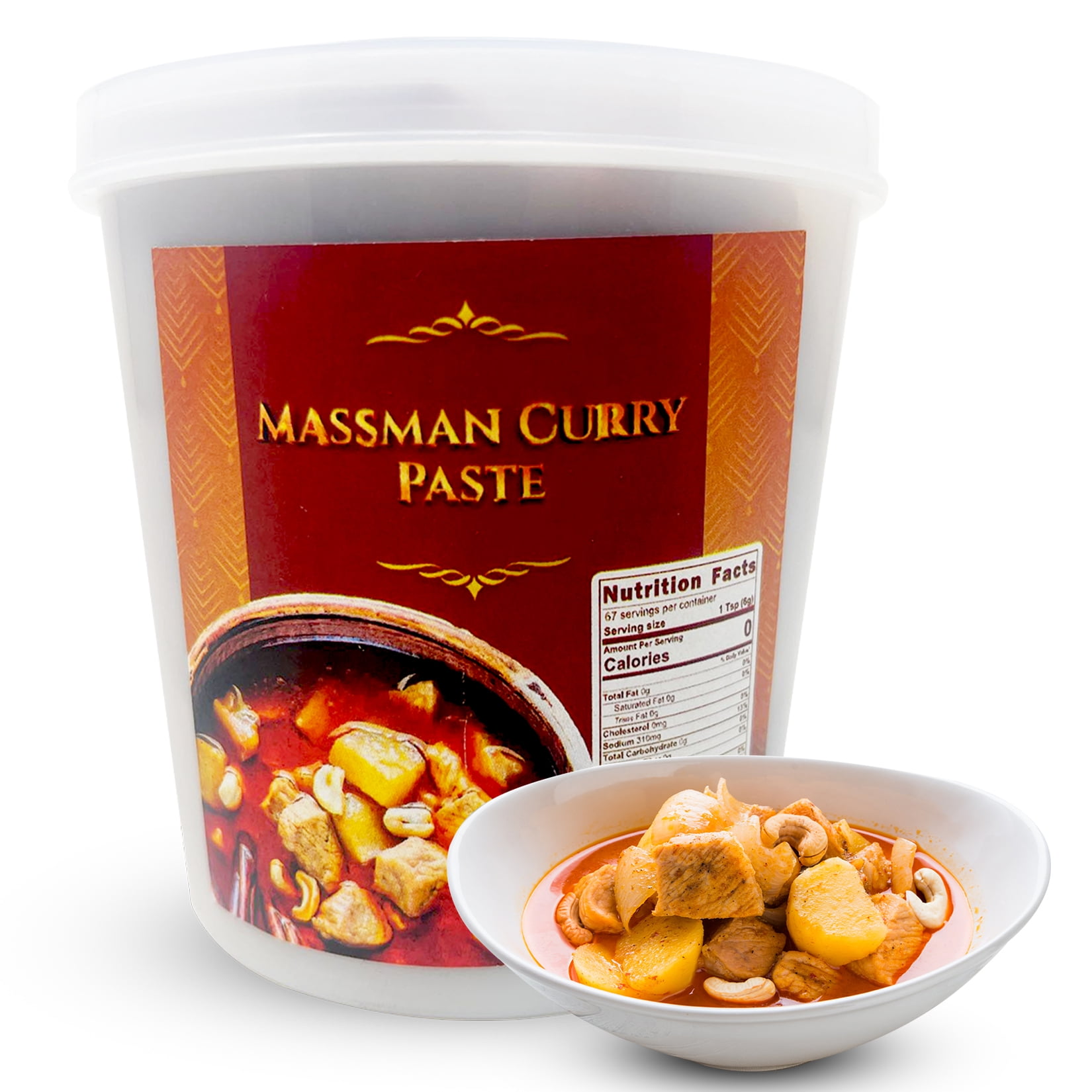 Fusion Select Masaman Curry Paste Seasoning Spice Blend for Asian