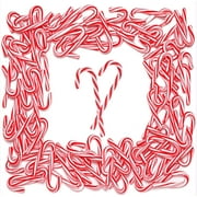 Fusion Select Mini Candy Canes - 100 Pack, Striped Christmas Candies, Naturally Flavored Peppermint