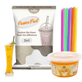 thumbnail image 1 of Fusion Select Ultimate Passion Fruit Bubble Tea DIY Kit – 3-in-1 Bubble Tea Powder, Flavored Bursting Boba, Large Straw, 1 of 8