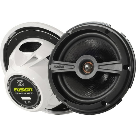 FUSION Electronics Speaker, 100 W RMS, 280 W PMPO, 2-way, 2 Pack
