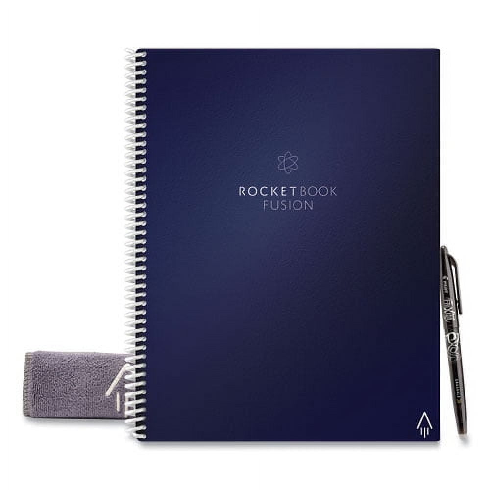 Fusion Paper Notebook, Smart, Reusable, 7 Page Formats, Blue Cover ...