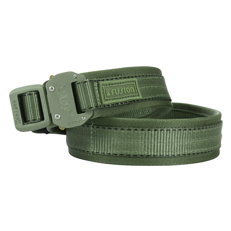 Fusion Tactical Military Police Trouser Belt Generation II Type D Foliage Green Small 28 33 1.5 Wide