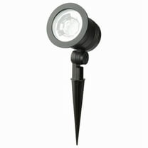 Open Box Fusion Wired Low-Voltage LED Spotlight, Outdoor Light w/ 1000 Lumens, Black
