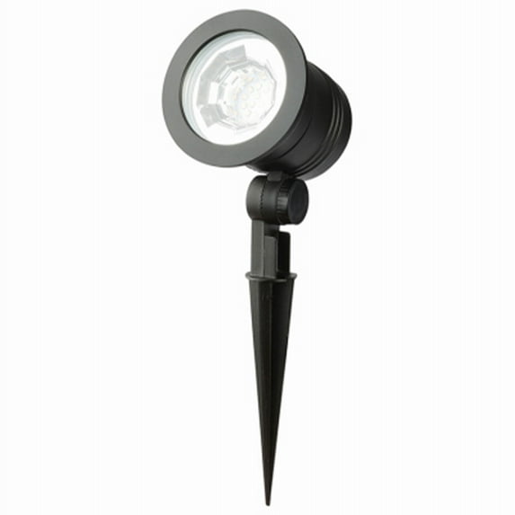 Open Box Fusion Wired Low-Voltage LED Spotlight, Outdoor Light w/ 1000 Lumens, Black